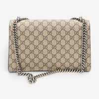 Gucci Dionysus Small Beige Supreme Coated Canvas Chain Crossbody Bag ABC8985