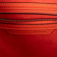 Celine Orange Grained Calfskin Leather Micro Luggage Bag ABC9418