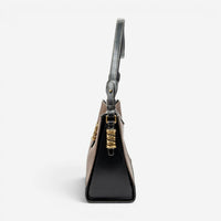 Loewe Velazquez Bucket Brown/Black Calfskin Leather Shoulder Bag ABC9555