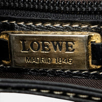 Loewe Velazquez Bucket Brown/Black Calfskin Leather Shoulder Bag ABC9555