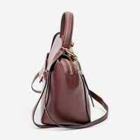 Celine Burgundy Calf Leather Micro Belt Bag ABD0577