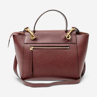 Celine Burgundy Calf Leather Micro Belt Bag ABD0577