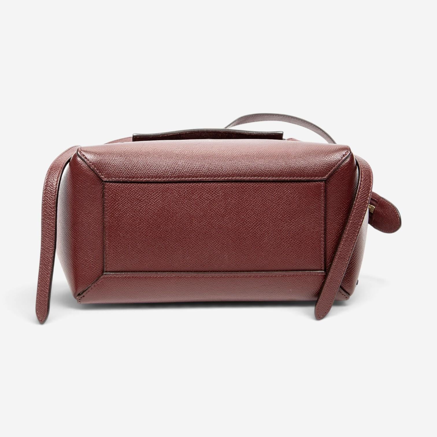 Celine Burgundy Calf Leather Micro Belt Bag ABD0577