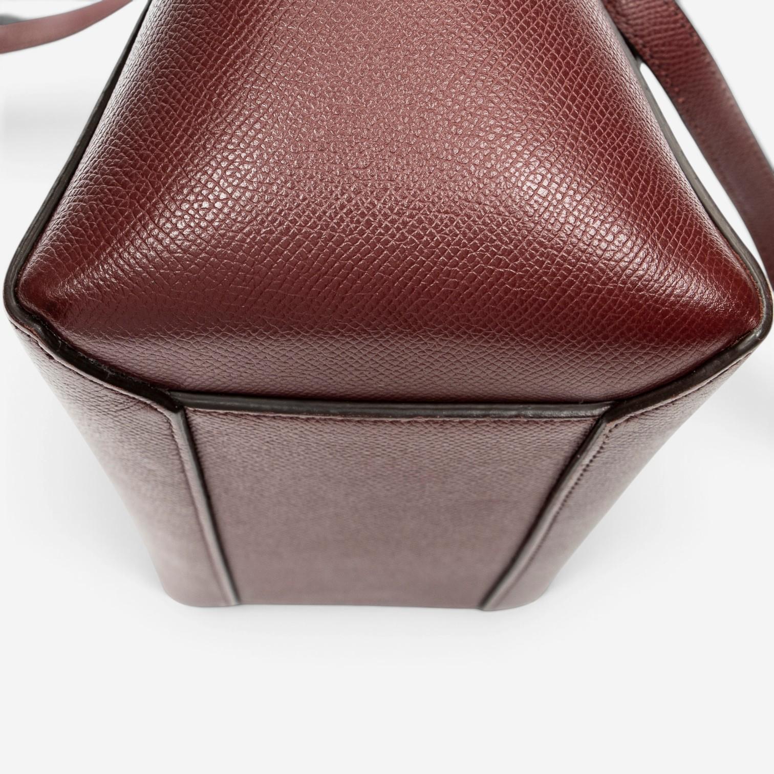 Celine Burgundy Calf Leather Micro Belt Bag ABD0577