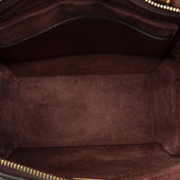 Celine Burgundy Calf Leather Micro Belt Bag ABD0577