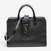 Yves Saint Laurent Black Calf Leather Monogram Cabas ABD0749