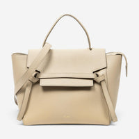 Celine Beige Calf Leather Micro Luggage Tote Bag ABD2249