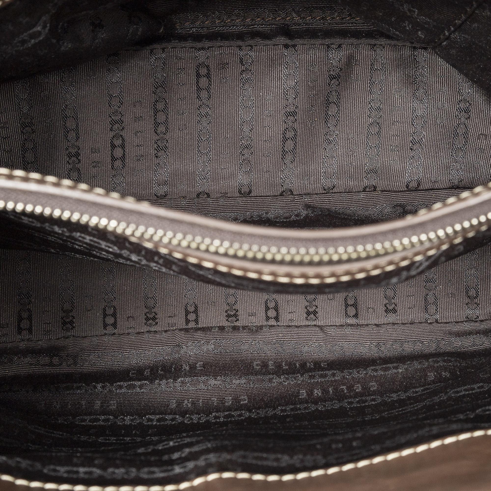 Celine Boogie Brown Calf Leather Top Handle ABD3930