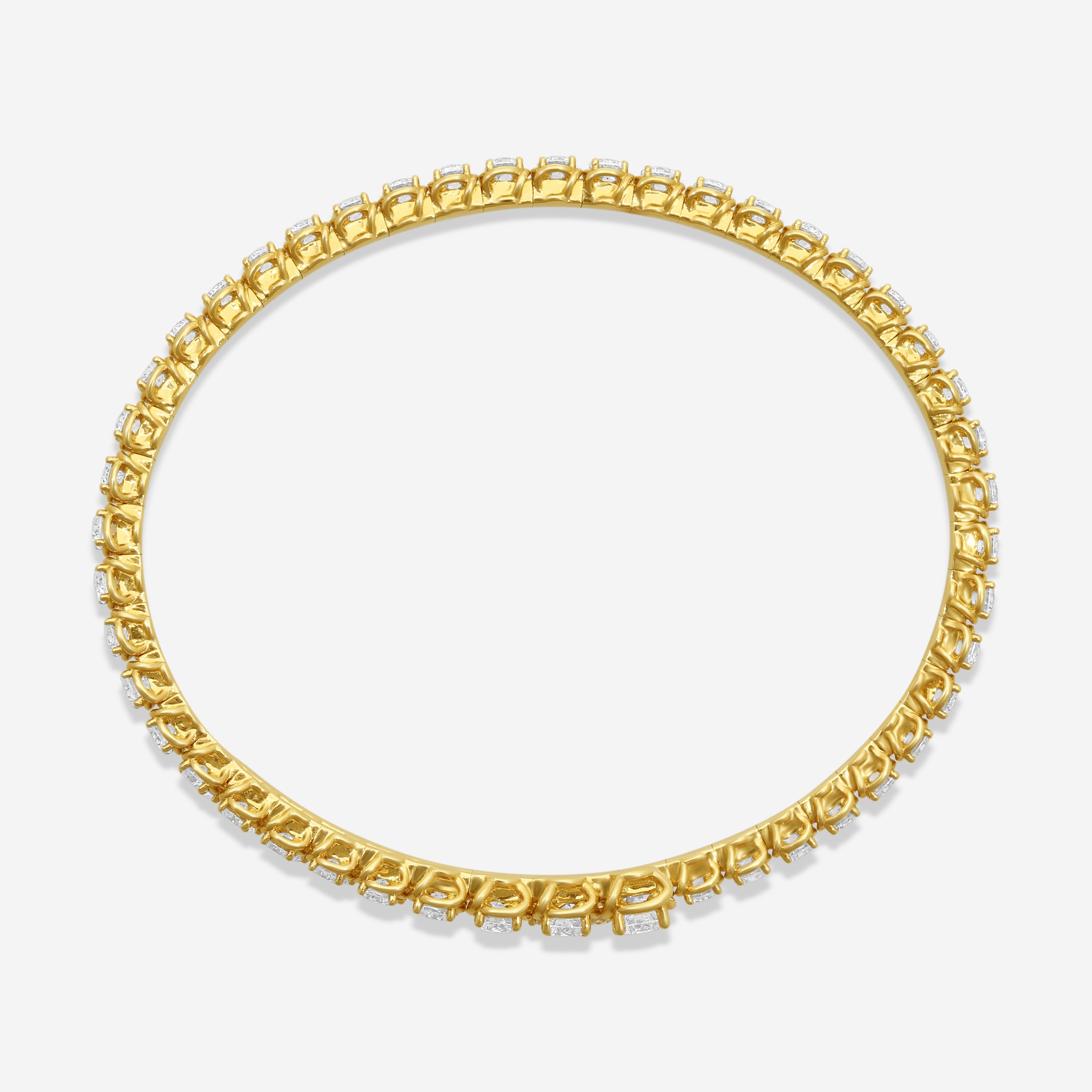 Ina Mar 18K Yellow Gold 4.20 ctw. Round Diamond Wrap Bracelet ABR23478EP-YQJ070