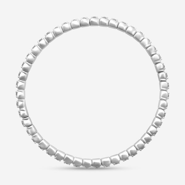 Ina Mar 18K White Gold 4.23 ctw. Round Diamond Stretch Tennis Bracelet ABR40336ED-WQJ075