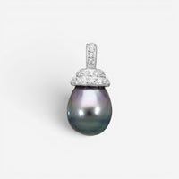 Assael Angela Cummings Platinum & 18K Yellow Gold Pearl & Diamond Pendant ACP000