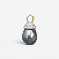 Assael Angela Cummings Platinum & 18K Yellow Gold Pearl & Diamond Pendant ACP000