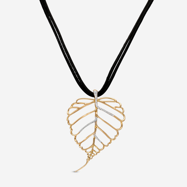 Assael Angela Cummings 18K Yellow Gold Diamond Oversized Pendant Necklace-1-1 - THE SOLIST