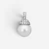 Assael Angela Cummings Platinum & 18K White Gold Pearl & Diamond Pendant ACP004