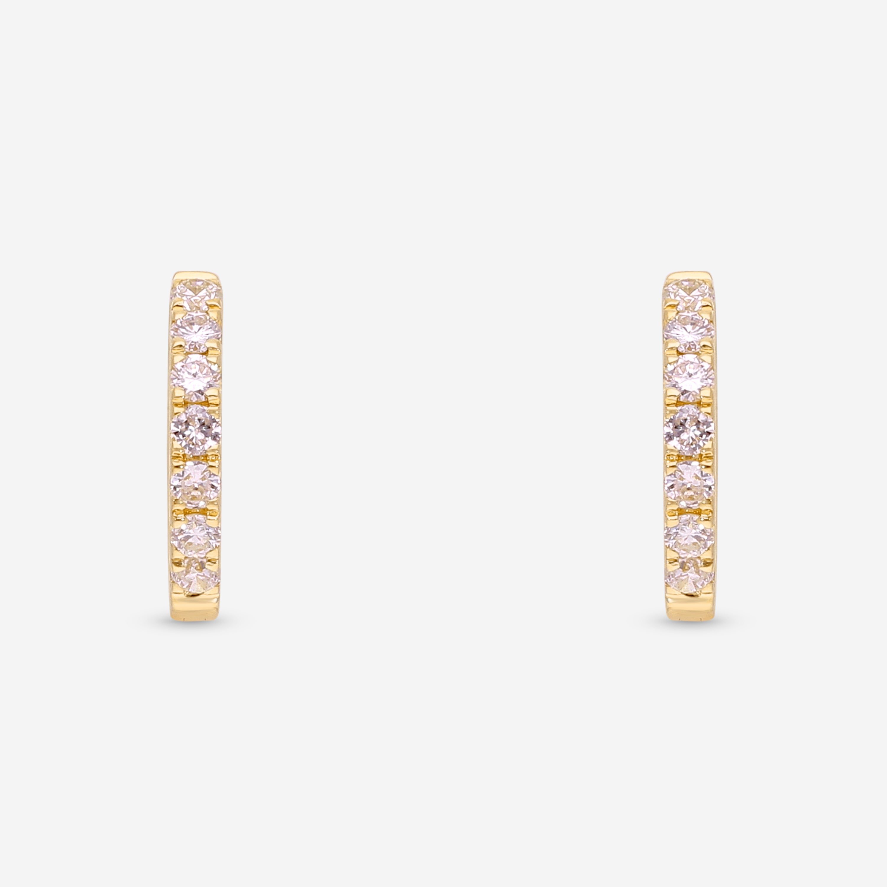 Ina Mar 18K Yellow Gold Diamond 0.30ct.twd. Huggie Earrings AER-16273-Y