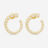 Ina Mar 18K Yellow Gold 3.58 ctw. Round Diamond Hoop Earrings AER11087DM-YQJ00