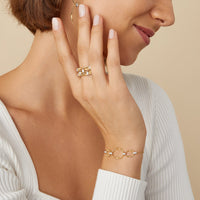 Marco Bicego Marrakech Onde 18K Yellow & White Gold Diamond Ring Sz. 7 AG340_B_Y - THE SOLIST