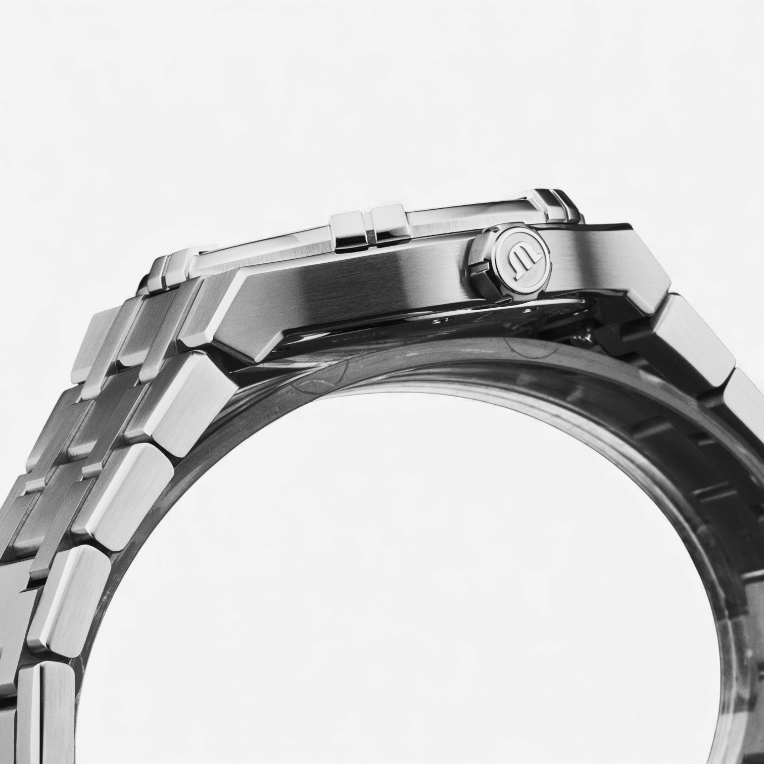 Maurice Lacroix Aikon Stainless Steel Diamond Quartz Ladies Watch AI1106-SS002-550-1