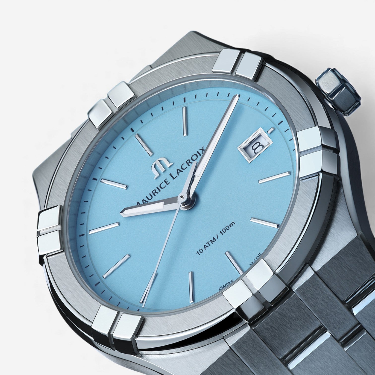 Maurice Lacroix Aikon Stainless Steel Quartz Men's Watch AI1108-SS002-431-1