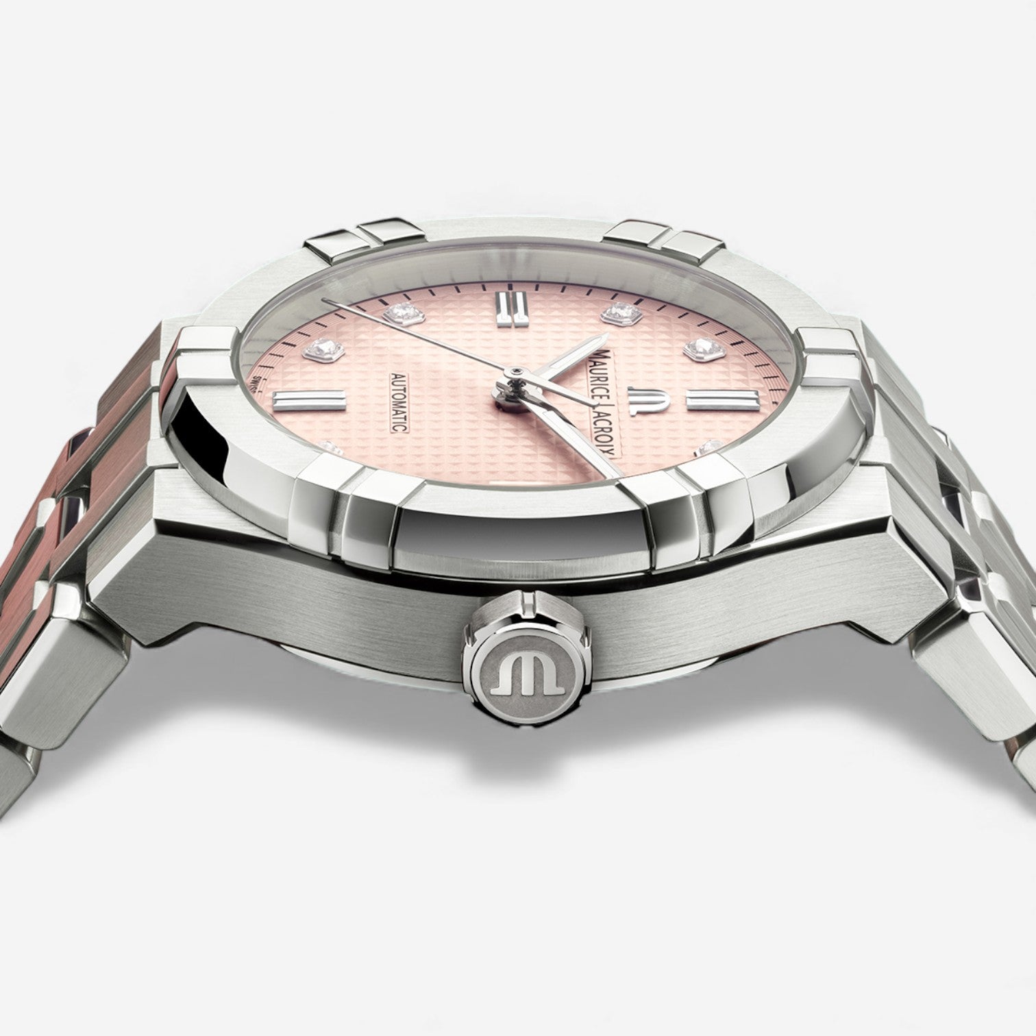 Maurice Lacroix Aikon Stainless Steel Automatic Limited Edition Diamond Ladies Watch AI6006-SS00F-550-E