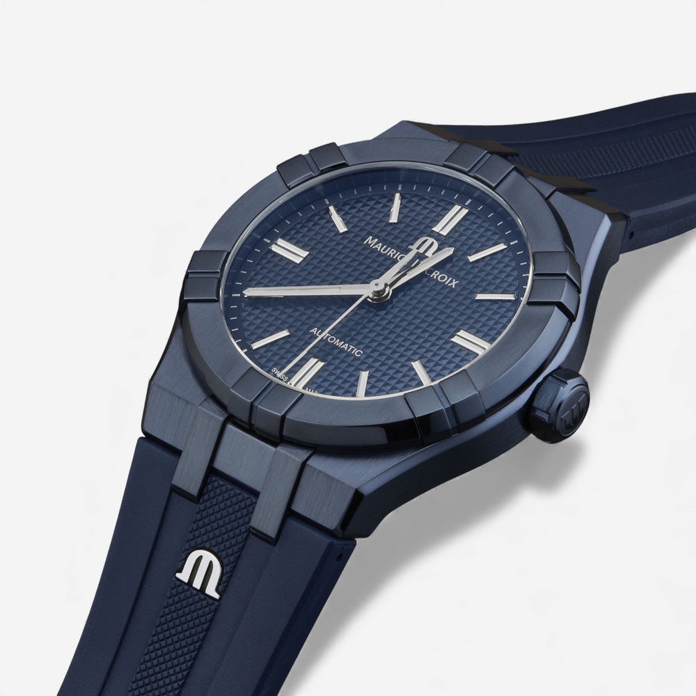 Maurice Lacroix Aikon Blue PVD Stainless Steel Limited Edition Automatic Men's Watch AI6007-PVC00-430-4