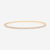 Ina Mar 18K Yellow Gold Halfway Diamond Bangle Bracelet ALB-15074-Y