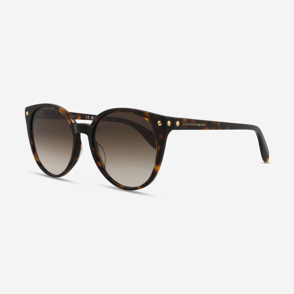 Alexander Mcqueen Round Acetate 55 mm Ladies Sunglasses AM0130S-30002577002 - THE SOLIST