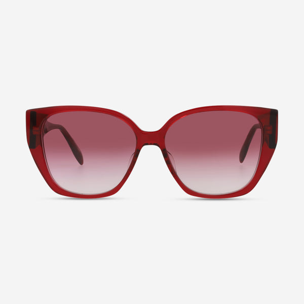 Alexander Mcqueen Iconic Cat Eye Acetate 58 mm Ladies Sunglasses AM0284S-30009391004 - THE SOLIST