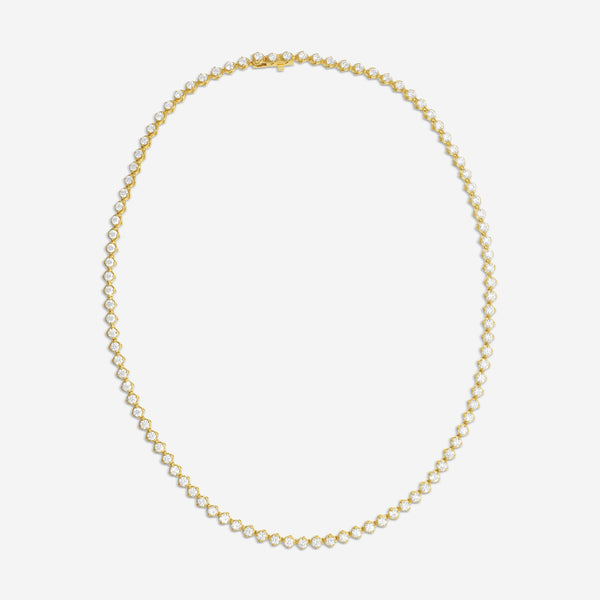 Ina Mar 18K Yellow Gold 6.88 ctw. Round Diamond Tennis Necklace ANK22110GL-YQJ160