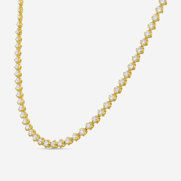 Ina Mar 18K Yellow Gold 6.88 ctw. Round Diamond Tennis Necklace ANK22110GL-YQJ160