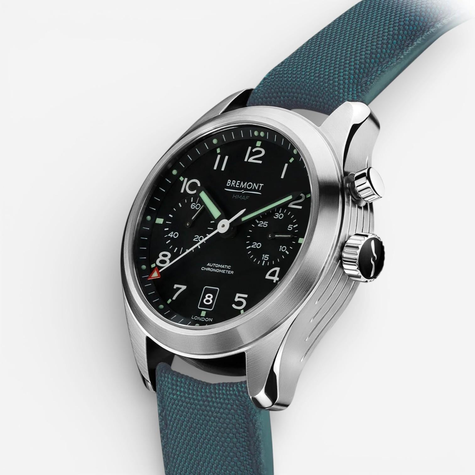 Bremont Arrow Monopusher Stainless Steel Automatic Men's Watch ARROW-R-S