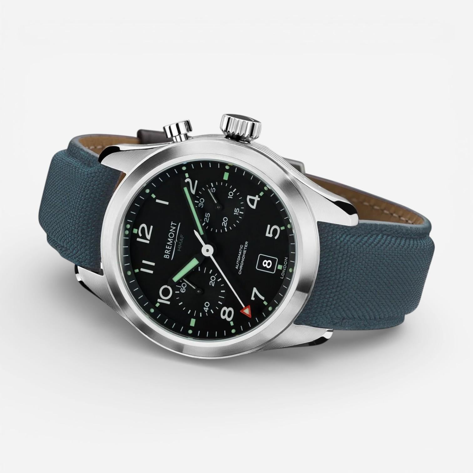 Bremont Arrow Monopusher Stainless Steel Automatic Men's Watch ARROW-R-S