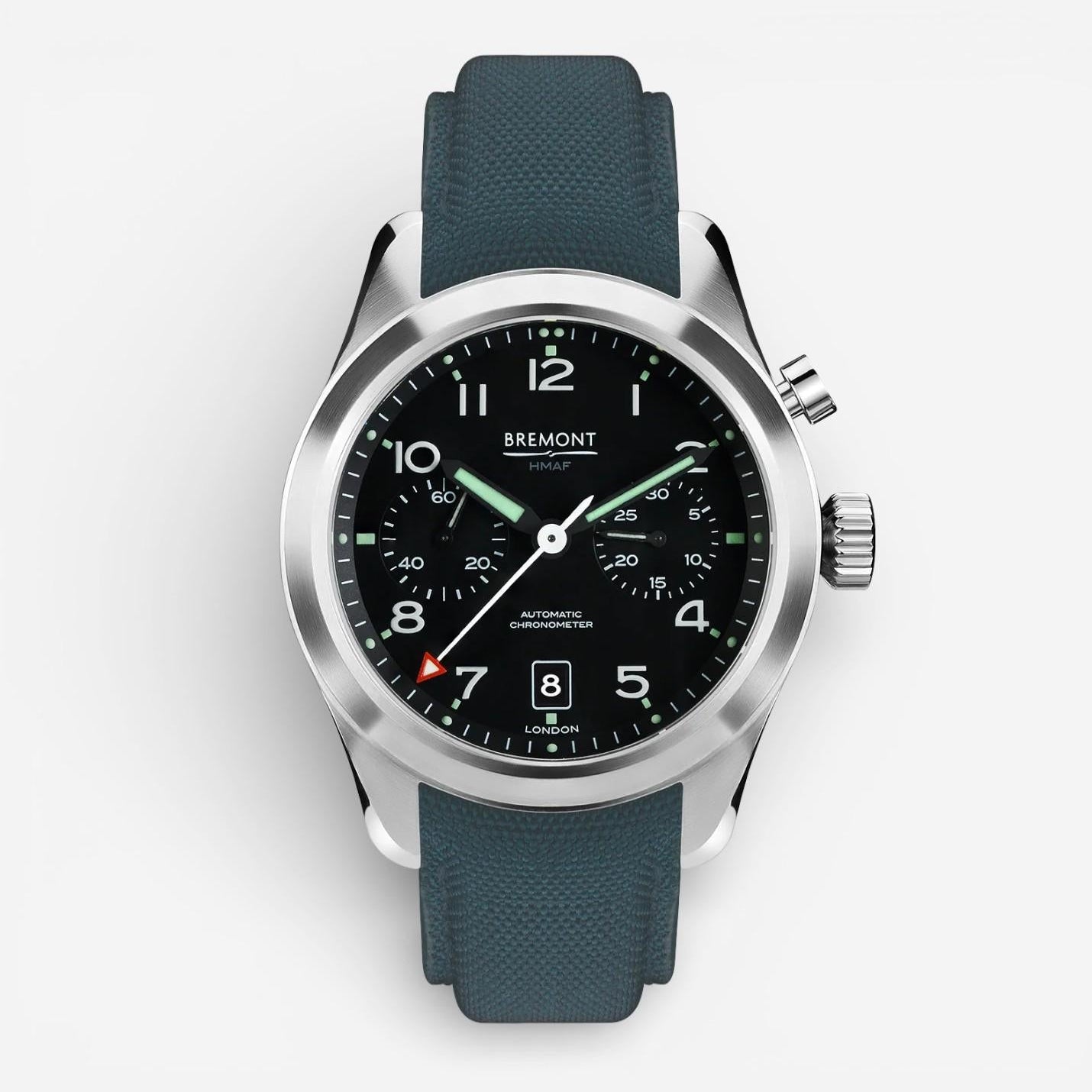 Bremont Arrow Monopusher Stainless Steel Automatic Men's Watch ARROW-R-S