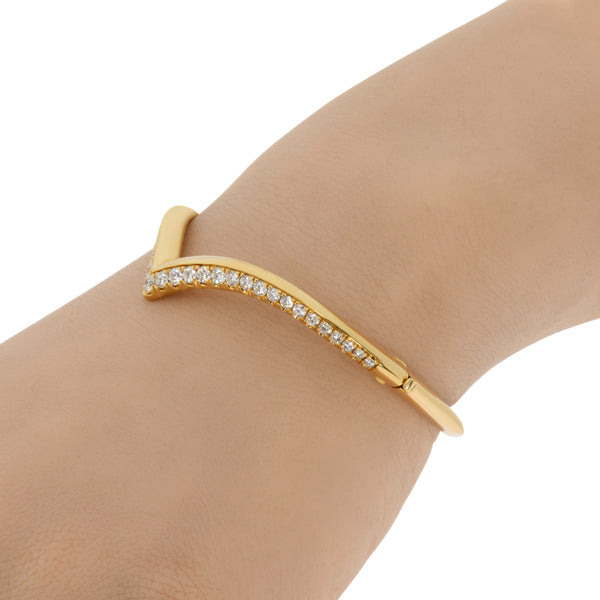Kwiat 18K Yellow Gold, Diamond Bangle Bracelet - THE SOLIST
