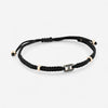 Alberto Milani 18K Rose Gold Black Diamond Cord Bracelet B0065E