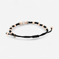 Alberto Milani 18K Rose Gold Diamond Cord Bracelet B0098E