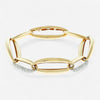 Alberto Milani Corso Venezia 18K Yellow Gold Diamond Link Bracelet B0100E-8.25