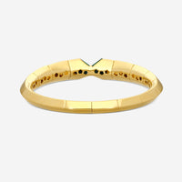 Crivelli 18K Yellow Gold Diamond & Malachite Bangle Bracelet B0244E