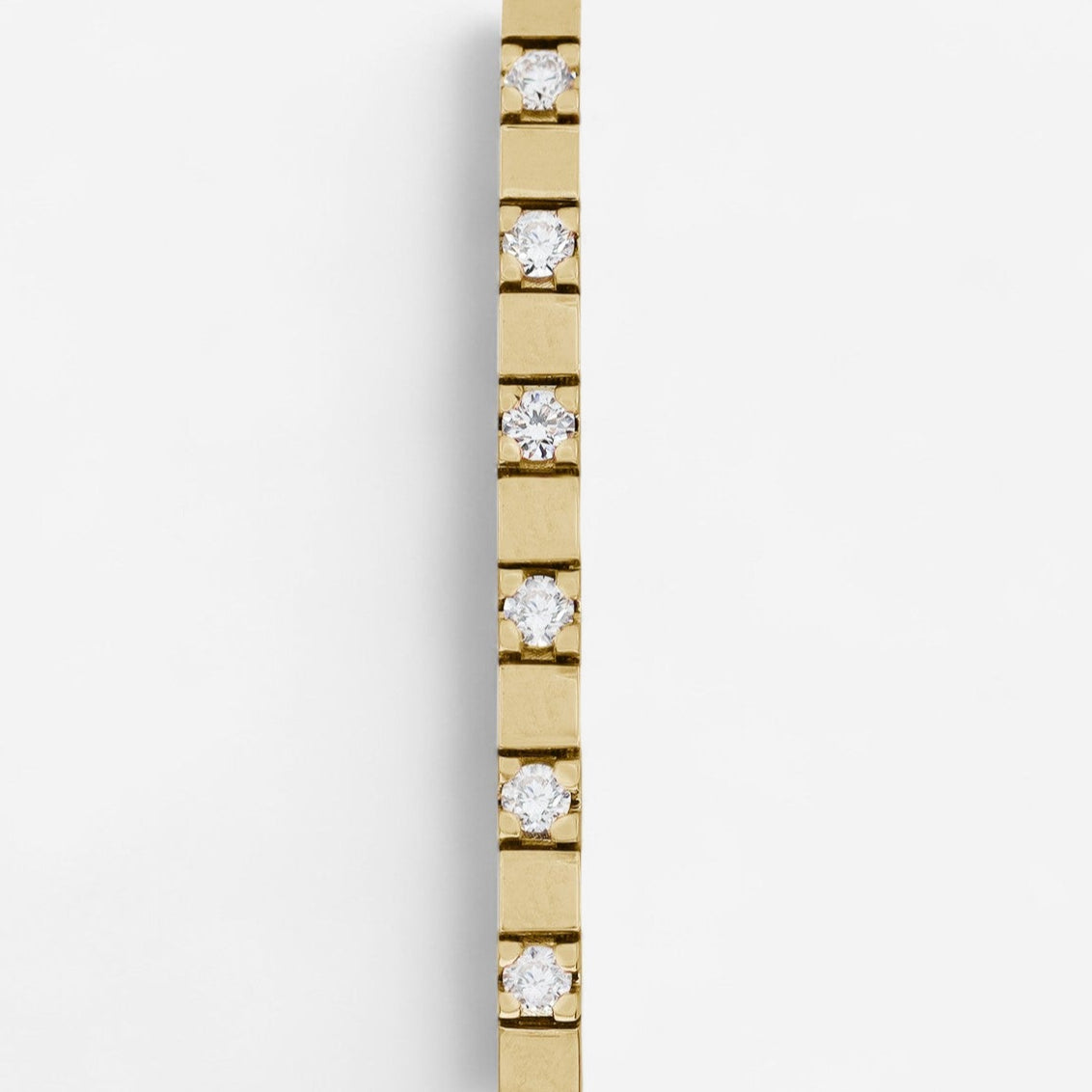 Crivelli 18K Yellow Gold Diamond Alternating Tennis Bracelet B0312E-7 - THE SOLIST