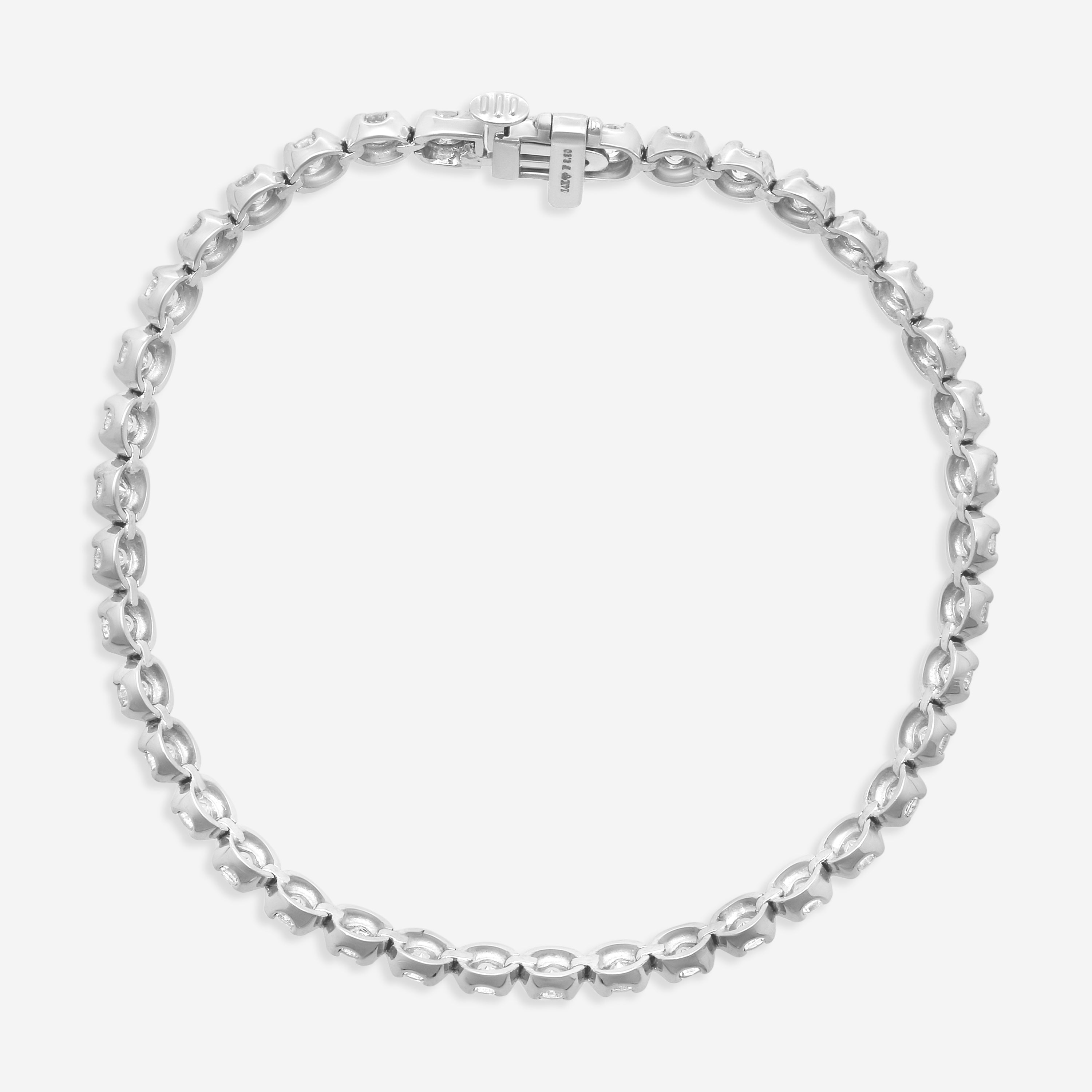 Ina Mar 14K White Gold 4-Prong 3.00ct Tennis Bracelet B1053C-FW-300F - THE SOLIST