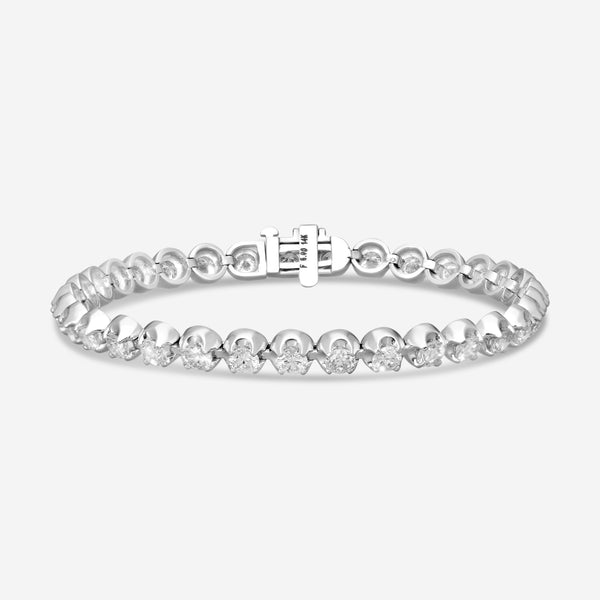 Ina Mar 14K White Gold 4-Prong 6.00ct Tennis Bracelet B1053F-FW-600F - THE SOLIST