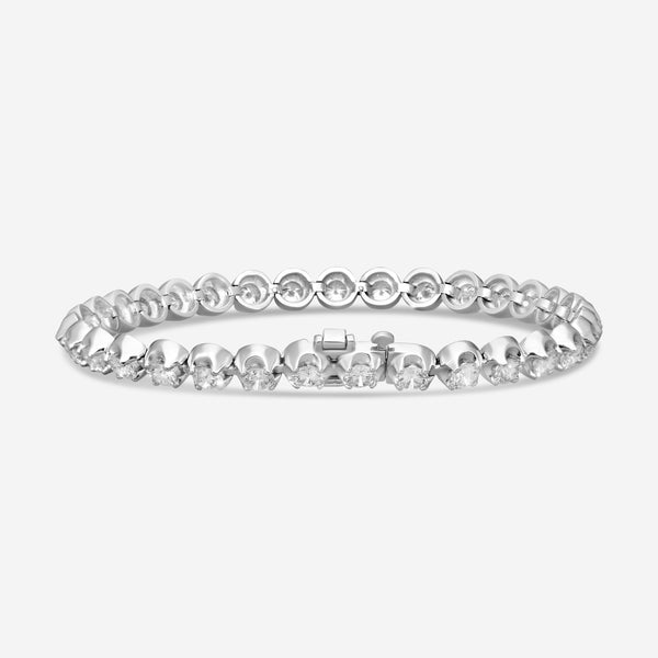 Ina Mar 14K White Gold 4-Prong 6.00ct Tennis Bracelet B1053F-FW-600F - THE SOLIST