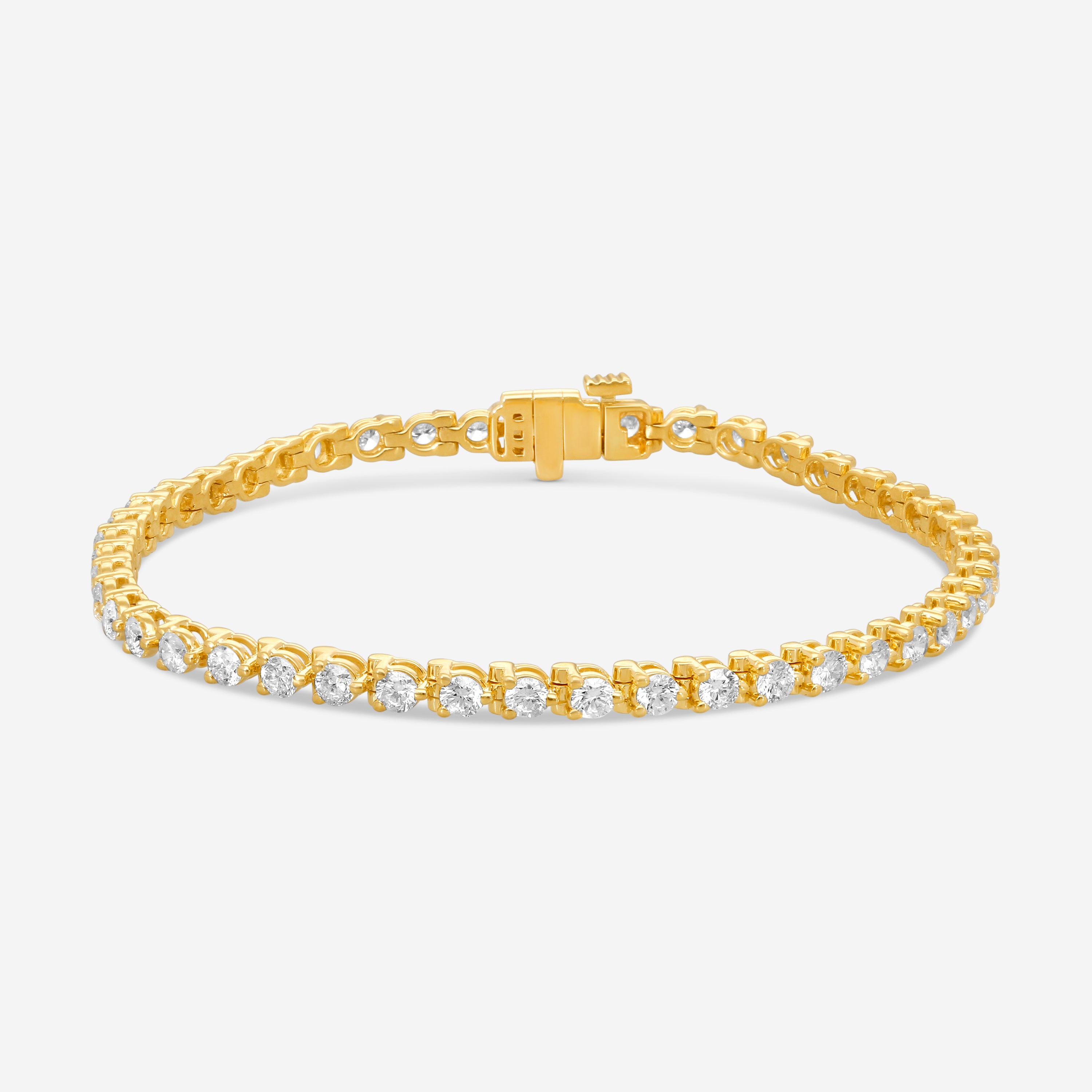 Ina Mar 14K Yellow Gold Martini 3.00ct Tennis Bracelet B1076C-FY-300F - THE SOLIST