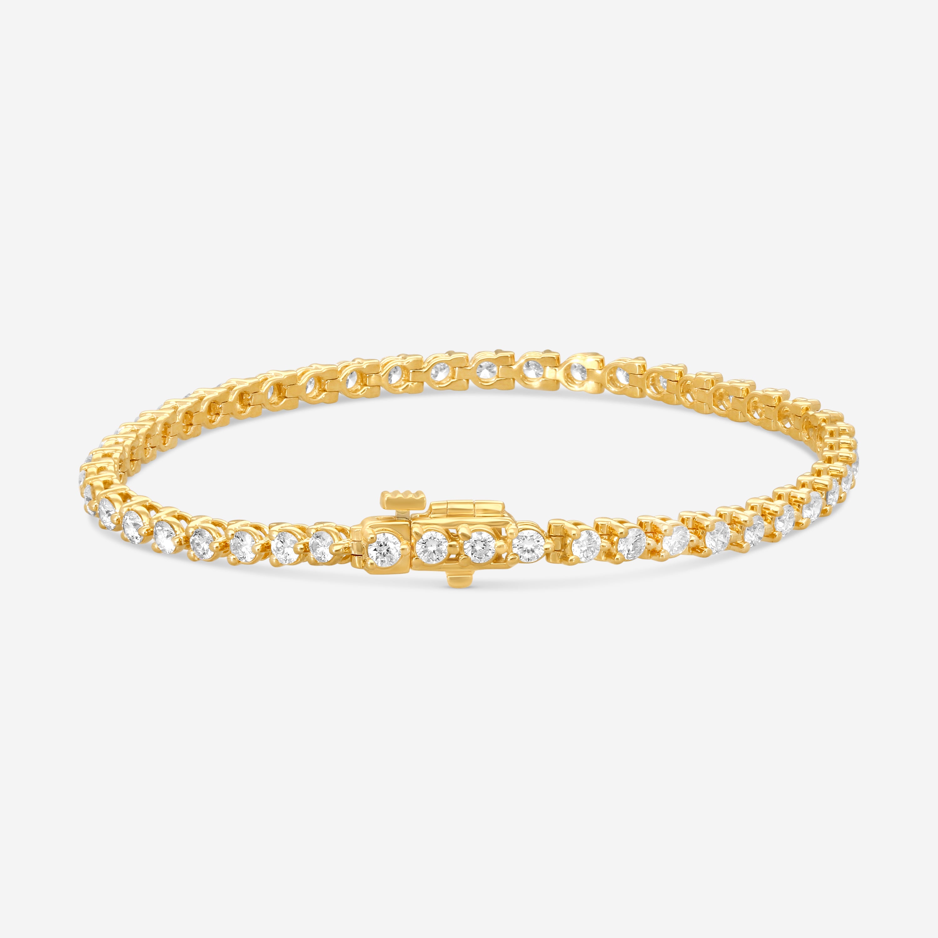 Ina Mar 14K Yellow Gold Martini 3.00ct Tennis Bracelet B1076C-FY-300F - THE SOLIST