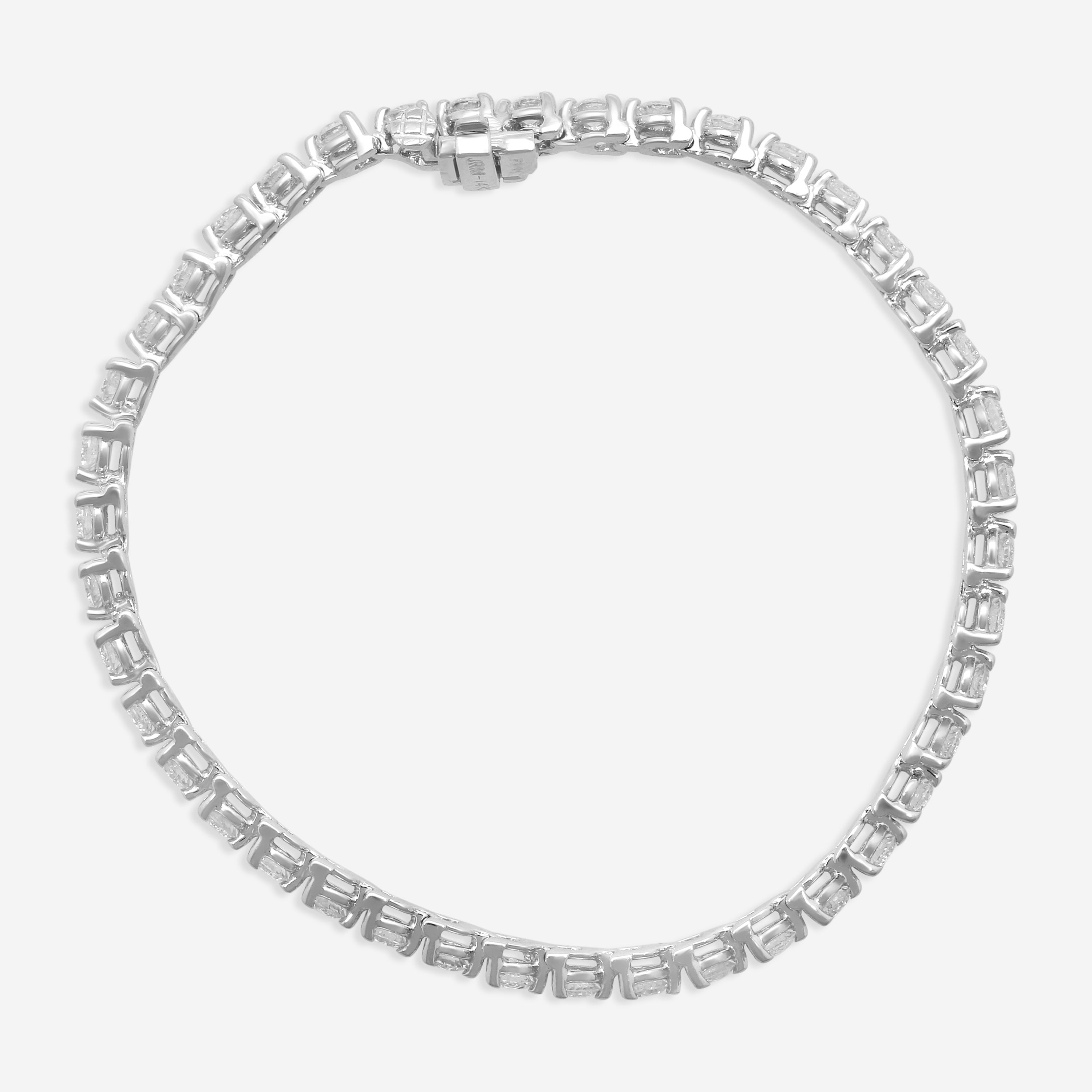 Ina Mar 14K White Gold Martini 4.00ct Tennis Bracelet B1076D-FW-400F - THE SOLIST