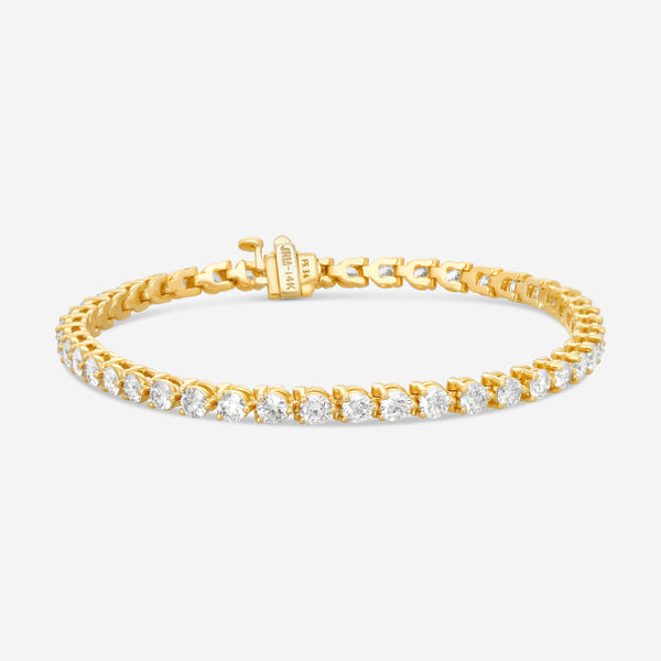 Ina Mar 14K Yellow Gold Martini 5.00ct Tennis Bracelet B1076E-FY-500F - THE SOLIST