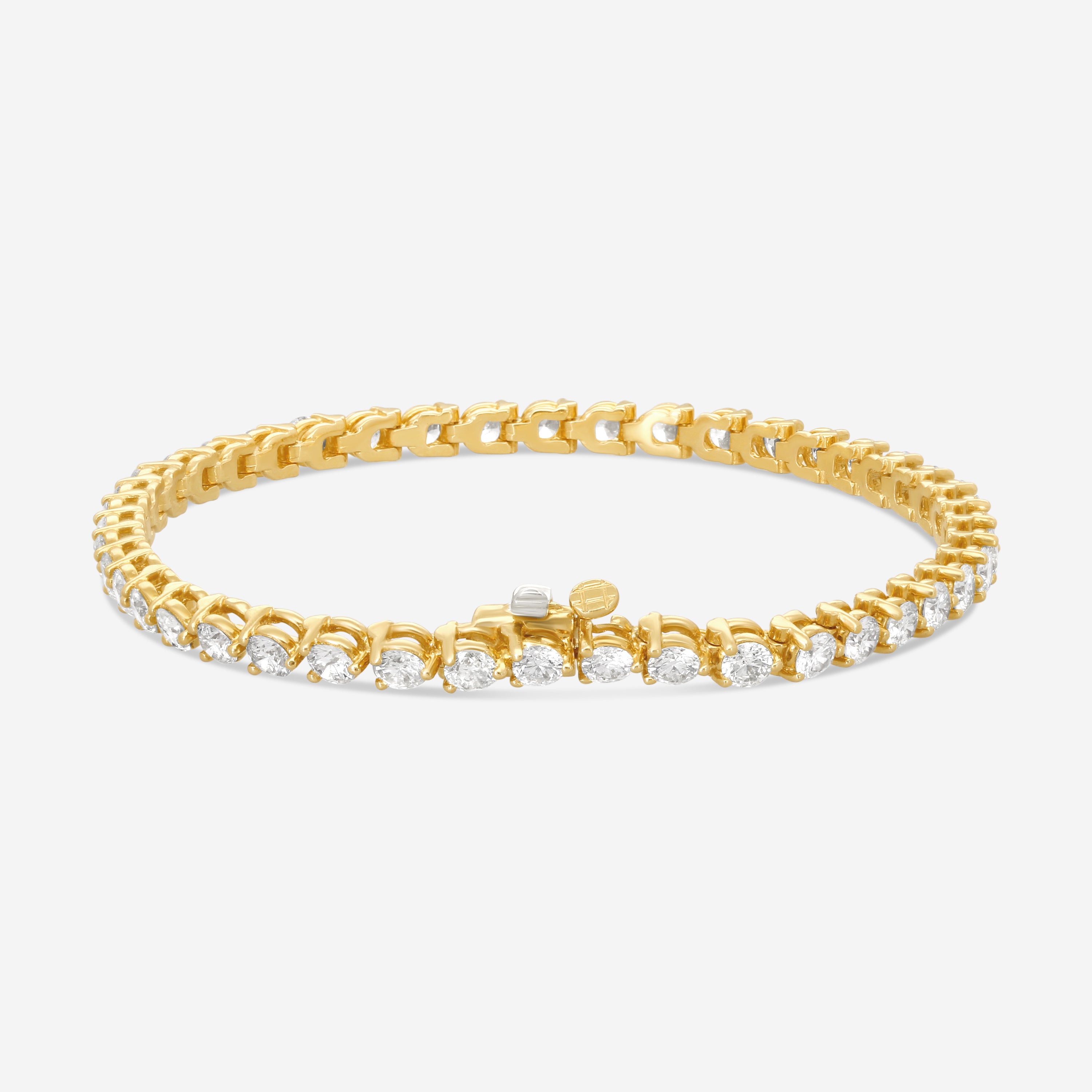 Ina Mar 14K Yellow Gold Martini 5.00ct Tennis Bracelet B1076E-FY-500F - THE SOLIST