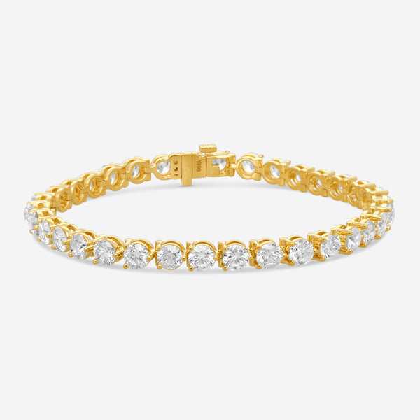 Ina Mar 14K Yellow Gold Martini 10.00ct Tennis Bracelet B1076H-FY-1000F - THE SOLIST