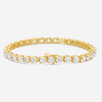 Ina Mar 14K Yellow Gold Martini 10.00ct Tennis Bracelet B1076H-FY-1000F - THE SOLIST