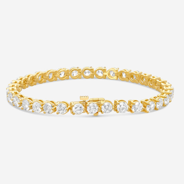 Ina Mar 14K Yellow Gold Martini 10.00ct Tennis Bracelet B1076H-FY-1000F - THE SOLIST